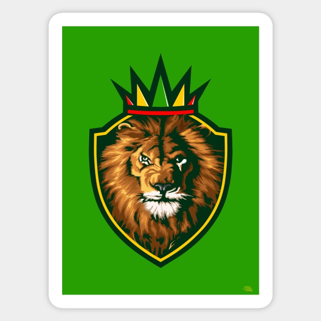 REGGAE LION Sticker by MIAMIKAOS